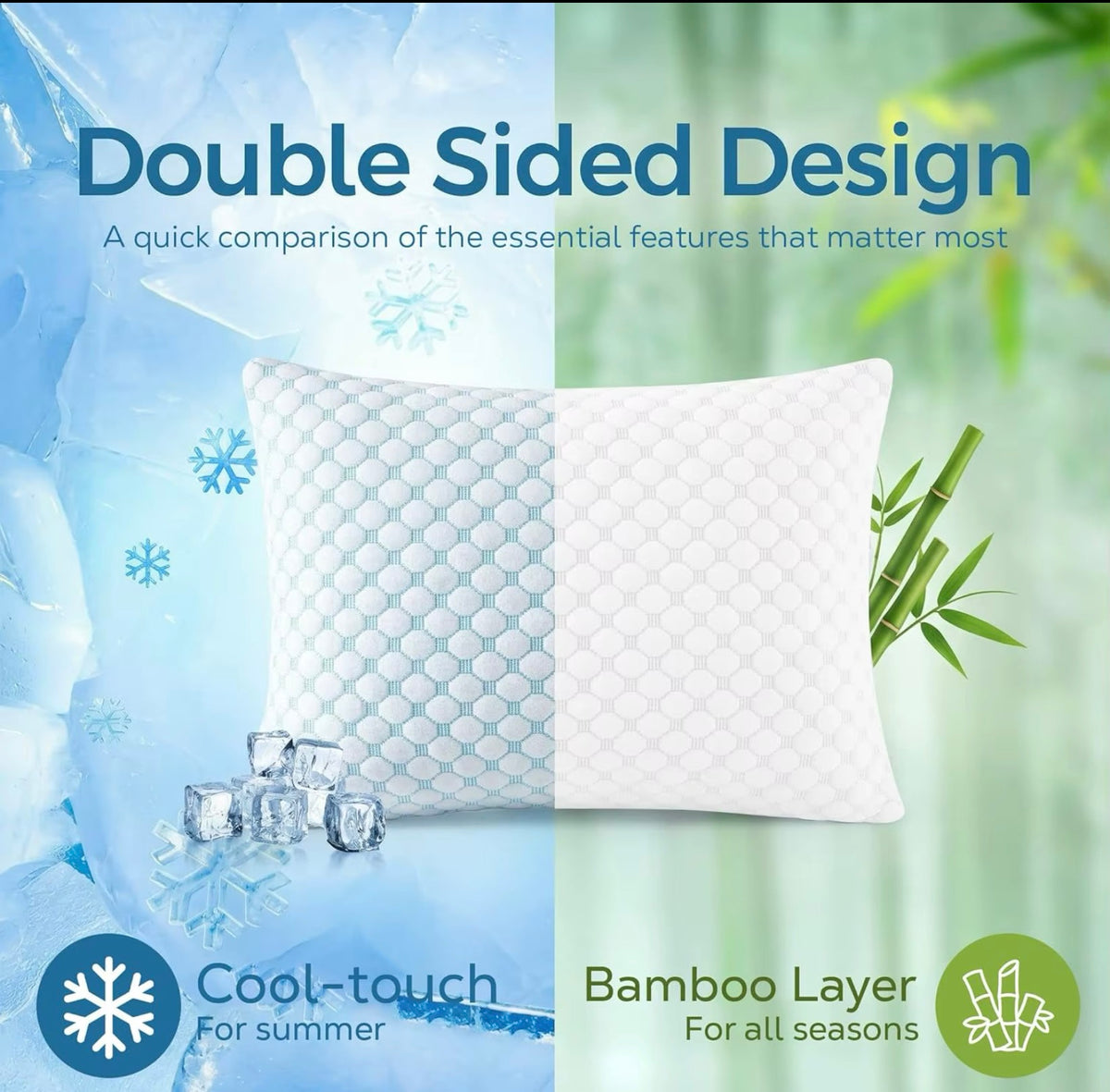 CloudCool Shredded Memory Foam Pillow