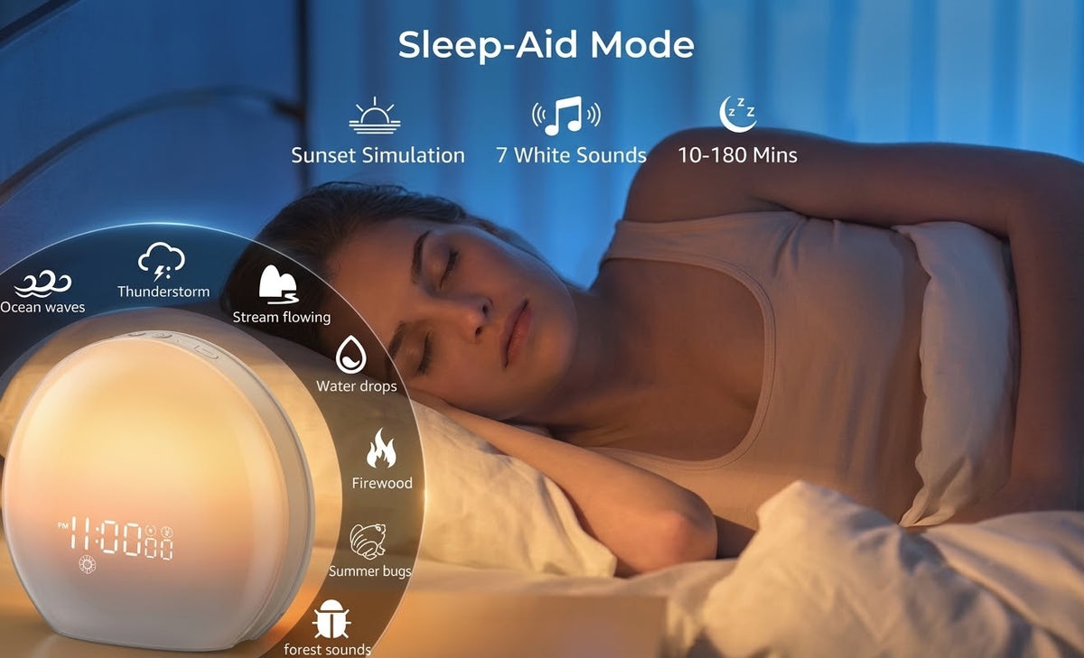 NightGlow Sunrise Alarm Clock
